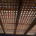 Ver imagem 3 de Placa de Forro De Bambu Trama Aberta Para Pergolado 1x1,5mt