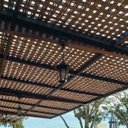 Ver imagem 2 de Placa de Forro De Bambu Trama Aberta Para Pergolado 1x1,5mt