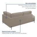 Ver imagem 6 de Sofá Living Orgânico 2 Lugares 165cm Base de Ferro Braço Direito Norten