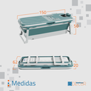 Ver imagem 6 de Banheira Ofurô Sulis Dobrável Gigante 350 L