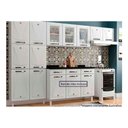 Ver mais imagens de Kit de Cozinha Completa 3 Peças Star New (2 Armários + 1 Paneleiro) Cpt106 Branco/preto - Telasul