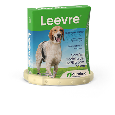 Leevre Coleira Repelente Antipulgas Grande 63Cm