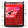 Caixa de Som Amplificada Multiuso Chroma 100W Bivolt Conexão Bluetooth USB Fm - Frahm - Vermelha - 2
