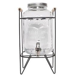 SUQUEIRA REFRESQUEIRA DE VIDRO 8 LITROS COM SUPORTE RETRO TONEIRA CROMADA - WINCY - 2 SUQUEIRA REFRESQUEIRA DE VIDRO 8 LITROS COM SUPORTE RETRO TONEIRA CROMADA - WINCY - 2