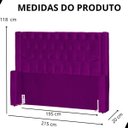 Ver imagem 6 de Cabeceira de Cama Box Estofada 195 Cm King Emma Veludo