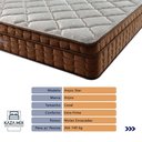 Ver imagem 2 de Cama Box Marrom e Colchão Anjos Star Pillow In Molas Ensacadas Casal Anjos