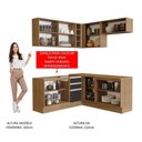 Ver imagem 7 de Cozinha Completa 349001 Com Armário E Balcão Rustic/Preto