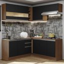 Ver imagem 1 de Cozinha Completa 349001 Com Armário E Balcão Rustic/Preto