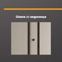 Ver imagem 4 de Armário Aço Lavanderia Multiuso Multimóveis CR6042 Cinza/Pto