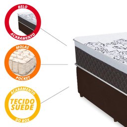 Cama Box Solteiro Gazin Molas Ensacadas New York - 3