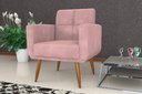 Ver imagem 1 de Poltrona Decorativa Havana Turkey Rosa F447 - Matrix