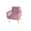 Ver imagem 2 de Poltrona Decorativa Havana Turkey Rosa F447 - Matrix