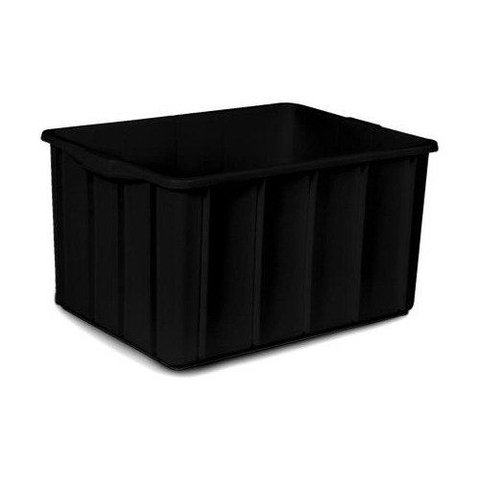 Caixa Plástica 130l Container Organizador Multiuso Reforçado