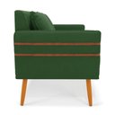 Ver imagem 6 de Namoradeira 02 Lugares Mari Suede Pés Palito Castanho - D’Rossi Cor Verde