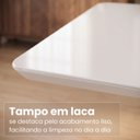 Ver mais imagens de Conjunto para Sala de Jantar Mesa Império 120x90 com 4 Cadeiras Rubi