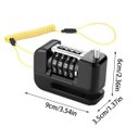 Ver imagem 4 de Trava de Disco Freio com Senha Antifurto Moto Motocicleta Bike Bicicleta Cadeado Proteçao Segurança 