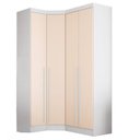Ver imagem 2 de Guarda-Roupa Modulado 3 Peças Infinity Branco/Line/Blush