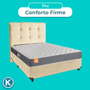 Ver imagem 4 de Conjunto Cama Box Blindado Casal + Colchão D23 Pro Inducol + Cabeceira