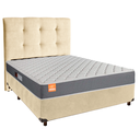 Ver imagem 1 de Conjunto Cama Box Blindado Casal + Colchão D23 Pro Inducol + Cabeceira