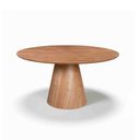 Ver imagem 1 de Mesa de Jantar Cone Tampo Mdf 90x90 Base em Mdf Cinamomo:cinamomo