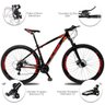 Bicicleta Xlt Ksw 24V Câmbios Shimano 32r Aro 29 MTB 21" Preto/Laranja - 237 - 2