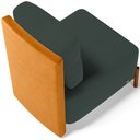 Ver imagem 7 de Poltrona Decorativa Sala de Estar Living Hungria L02 Couríssimo Whisky Suede Verde Musgo - Lyam Lyam