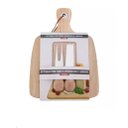Ver imagem 2 de Tres Peças Tabua com Utensilios para Queijo de 19x26x1,2cm Unyhome