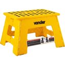 Ver imagem 1 de Banqueta Plástica Dobrável Amarela com Altura 220mm - Vonder 3540022001