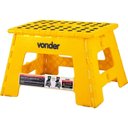 Ver imagem 3 de Banqueta Plástica Dobrável Amarela com Altura 220mm - Vonder 3540022001