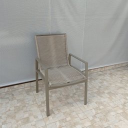 Cadeira Leblon - Alumínio com Corda Náutica - Alumínio Fendi com Corda Náutica em Rami MÓVEIS E LAZE - 2