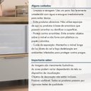 Ver imagem 6 de Balcão Forno 1 Gaveta Marquesa 80cm 100% MDF Cinza/Nature Greige