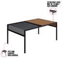 Ver imagem 5 de Mesa de Centro New Vermont e Preto 80 cm - D’Rossi