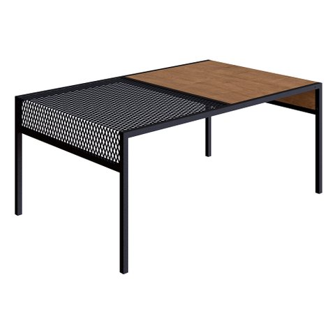 Mesa de Centro New Vermont e Preto 80 cm - D’Rossi