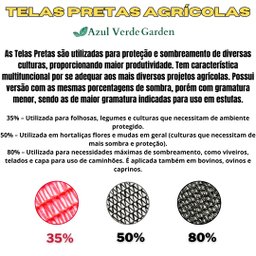 Sombrite 50% Hortas 3x1 Acabamento + Kit Instalação - 5