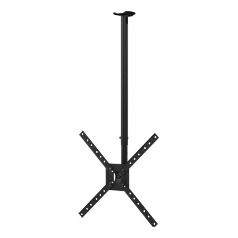 Suporte Tv de Teto Articulado Inclinável 10 a 60 Polegadas Rotativo Preto de Aço até 30kg Sbrp1050