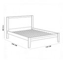 Ver imagem 6 de Cama Queen de Madeira Maciça para Colchão 158x198 Mazzaro F06 Freijó - Lyam Decor