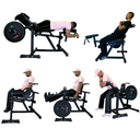 Ver imagem 4 de Cadeira Extensora e Mesa Flexora Perna Glúteo 4 em 1 Yangfit