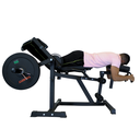 Ver imagem 7 de Cadeira Extensora e Mesa Flexora Perna Glúteo 4 em 1 Yangfit