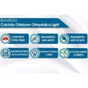 Ver imagem 6 de Cama Box Baú Queen Colchão Anatômico Ortobom Ortopédico Light + Base Crc Courano White(158x198)