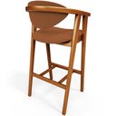 Ver mais imagens de Kit 04 Banquetas Alta Cozinha Bancada Bar Sala de Jantar Fixa Cecília L02 Bouclê Terracota - Lyam