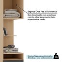 Ver imagem 5 de Mesa de Cabeceira Alta 1 Porta e 1 Gaveta 38cm Mônaco Luciane Móveis