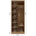 Ver imagem 7 de Guarda-Roupa Modulado Canto 6 Peças San Diego Bege/Tauari/Off White