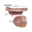 Ver imagem 2 de Banheira Bebê 22 Lts Valvula Água Rosa Perolado Plastibrasil