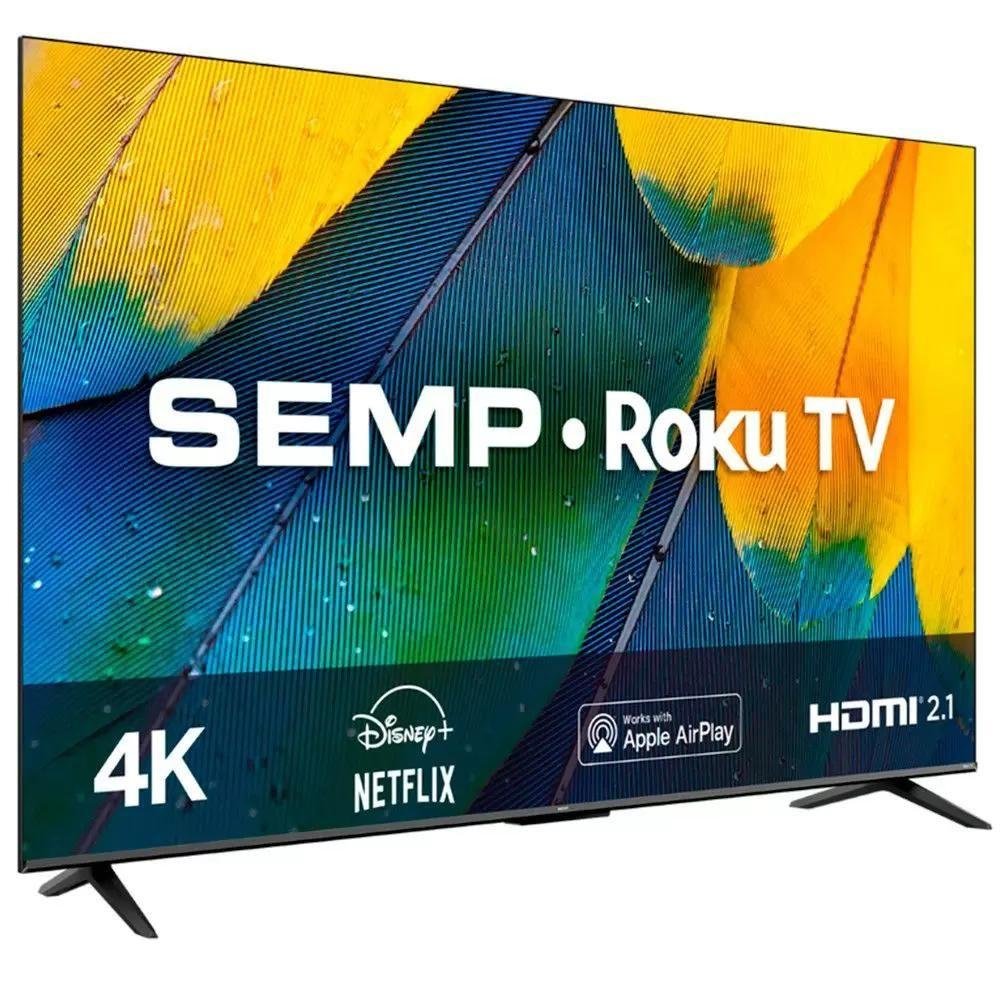 Smart TV Roku Semp Toshiba LED 50 Polegadas 4K UHD Wi-Fi HDR 50RK8600 - 3