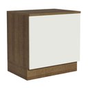 Ver imagem 3 de Balcão para Forno de Embutir 80 X 60 Cm com Tampo Rustic/branco Agata, Glamy, Stella Madesa