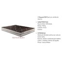 Ver imagem 2 de Colchão Casal Espuma D33 Pasquale Plus Euro Pillow Black (138x188x25) - Paropas