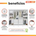 Ver mais imagens de Guarda Roupas Casal 8 Portas 6 Gavetas 100% MDF Serena
