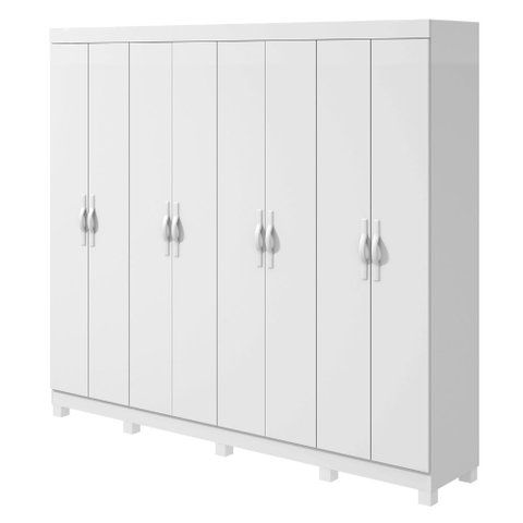Guarda Roupas Casal 8 Portas 6 Gavetas 100% MDF Serena