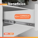 Ver imagem 5 de Guarda Roupas Casal 8 Portas 6 Gavetas 100% MDF Serena