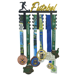 Suporte Para medalhas Futebol Esportes Premiação Expositor